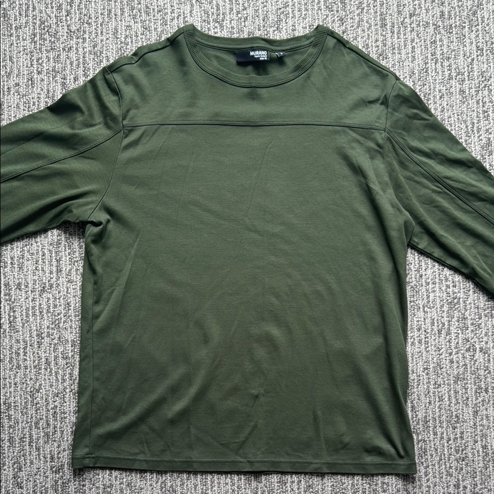 Men's Green Long Sleeve Shirt